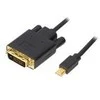 Deltaco DP-DVI202-K, 2 m, Mini DisplayPort, DVI-D, Kištukas, Kištukas, 1920 x 1080 pikselių