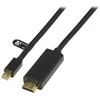 DELTACO mini DisplayPort / HDMI monitoriaus kabelis, Full HD 60Hz, 1m, juodas / DP-HDMI104