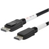 DisplayPort kabelis DELTACO, DP 2.1, 8K, DP80, 1m, juodas / DP80-1010 / 1902629