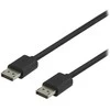 DELTACO 8K DisplayPort kabelis, DP 1.4, 7680x4320 60Hz, 3m, juodas DP8K-1030