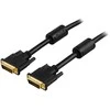 Kabelis Deltaco DVI-I - DVI-I 2m juoda (DVI-625A)