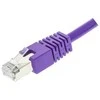 Deltaco STP-603P, 0,3 m, Cat6, F/UTP (FTP), RJ-45, RJ-45, violetinis