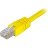 Deltaco STP-611GL, 1,5 m, Cat6, F/UTP (FTP), RJ-45, RJ-45, Geltonas
