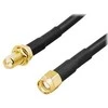 Goobay Antenos kabelis DELTACO RP-SMA - RP-SMA, 2m, juodas / SMA-FM200