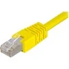 Kabelis DELTACO F / UTP Cat6, LSZH, 0.5m, geltona/ STP-60GL