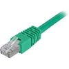 Kabelis DELTACO F / UTP Cat6, LSZH, 0,5 m, žalias / STP-60G