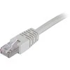 DELTACO F / UTP Cat6 patch kabelis, 10m, 250MHz, Delta sertifikuotas, LSZH, pilkas / STP-610
