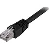 Tinklo kabelis DELTACO U / FTP Cat 6a patch kabelis, 2m, 500MHz, Delta sertifikuotas, LSZH, juodas STP-62S