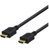 DELTACO High-Speed ​​Premium HDMI kabelis, 1,5 m, Ethernet, 4K UHD, Be ferito juodas / HDMI-1015D