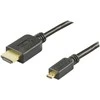 DELTACO HDMI kabeliai, 4K, Ultra HD, 5 m, juodas / HDMI-1053