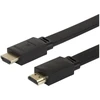 HDMI kabelis DELTACO, 48G, 1M, juodas, plokščias / HU-10-FLAT / 1903260