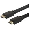 Deltaco HDMI 2.1 kabelis, 48G, 5M, juodas, plokščias