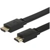 Deltaco HDMI 2.1 kabelis, 48G, 5M, juodas, plokščias