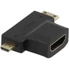 Deltaco HDMI adapteris su keliomis jungtimis