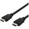 DELTACO HDMI kabelis, HDMI didelės spartos su Ethernet, 4K, 60Hz UHD, 19 kontaktų, 1m, juodas / HDMI-910