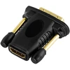 HDMI-DVI-D adapteris DELTACO Full HD 60Hz, paauksuotos jungtys, juodas / HDMI-11-K / R00100024