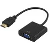 DELTACO Adapteris HDMI į VGA ir audio 3,5 , 19-pin-15-pin 1080p, 0.2m, juodas / HDMI-VGA7