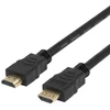 Didelės spartos Flex HDMI kabelis DELTACO, 1M, su užraktu, 4K UHD, juodas / HDMI-1010D-FLEX-LOCK / 1903052