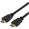 Deltaco Didelės spartos „Flex“ HDMI kabelis, 5 m, su užraktu, 4K/30 Hz, juodas