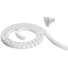 DELTACO Nailono kabelio slankiklis, 25 mm skersmens, komplekte įrankis, 5 m, baltas / LDR04
