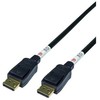 DisplayPort kabelis DELTACO, DP 2.1, 8K, DP80, 1m, juodas / DP80-1010 / 1902629