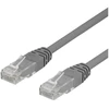 DELTACO U / UTP Cat6 patch kabelis, 0.3m, 250MHz, Delta-certified, LSZH, pilkas TP-603
