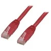 Deltaco TP-61XR, 1 m, Cat6, RJ-45, RJ-45, raudonas