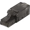Deltaco VR-221, Plokščias, Baltas, RJ-45, RJ-45, Lizdas, Lizdas