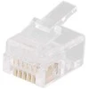 Modulinė jungtis RJ12, 6P6C, 20-pack, skaidrI DELTACO / MD-2A