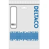 Kabelis Deltaco Jack 3.5mm - Jack 3.5mm 0.5m juoda (MM-148)
