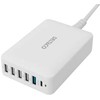 Multi 6 USB įkroviklis DELTACO, 4x USB-A, 1x USB-A 18W, 1x USB-C PD 30W / USBC-MO100 / 1902112