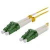 OS2 Fiber cable DELTACO, LC – LC, duplex, singlemode, APC, 9/125, 10m / LCLC-10S-APC