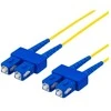 OS2 optinis kabelis DELTACO, SC - SC, duplex, singlemode, 7m / FB-57S