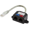 DELTACO Y tinklo kabelis, nuo 1xRJ45 ha iki 2xRJ45 ho, UTP Cat5 / 679-U