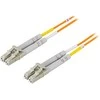 OM1 optinis kabelis DELTACO, LC - LC, duplex, UPC, 62,5/125, 15m, oranžinis / LCLC-15M