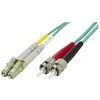 Optinis kabelis OM3 LC - ST, dvipusis, multimodas, 50/125, 3m DELTACO / LCST-63