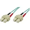 OM3 optinis kabelis DELTACO, SC - SC, duplex, multimode, 50/125, 3m / SCSC-63