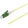 DELTACO OS2 optinio pluošto pigtail, LC, simplex, APC, 9/125, 1,5 m
