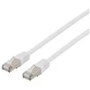 DELTACO - Patch kabelis - RJ-45 (kištukas) į RJ-45 (kištukas) - 7 m - F/UTP (folija dengta neekranuota susukta pora) - CAT 6a - be halogenų, lieto korpuso - baltas