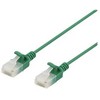 Deltaco - Patch kabelis - RJ-45 (kištukas) į RJ-45 (kištukas) - 30 cm - UTP - CAT 6a - lieto plieno, be kablio - žalias