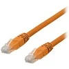 Deltaco TP-65ORAU, 5 m, Cat6a, U/UTP (UTP), RJ-45, RJ-45, oranžinis