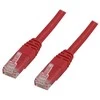 Deltaco TP-625R, 25 m, Cat6, U/UTP (UTP), RJ-45, RJ-45, raudonas