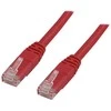 Deltaco TP-610R, 10 m, Cat6, RJ-45, RJ-45, raudonas