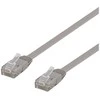 Deltaco TP-65-FL, 5 m, Cat6, U/UTP (UTP), RJ-45, RJ-45, pilkas