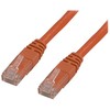 Kabelis DELTACO UTP 1.0m, CAT6 oranžinis