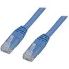 Deltaco TP-60B, 0,5 m, Cat6, U/UTP (UTP), RJ-45, RJ-45, Mėlynas