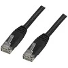 Deltaco TP-625S, 25 m, Cat6, U/UTP (UTP), RJ-45, RJ-45, juodas