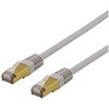 DELTACO S/FTP Cat6a tinklo kabelis, delta sertifikatas, LSZH, 7 m, pilkas