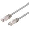DELTACO U/FTP Cat6a tinklo kabelis, LSZH, 0,3 m, pilkas