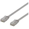 Deltaco TP-610-FL, 10 m, Cat6, U/UTP (UTP), RJ-45, RJ-45, Pilkas